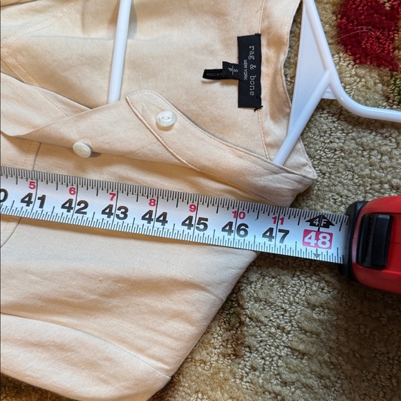 Rag & Bone Selma Midi Shirt Dress in Khaki Tan Size Large - Picture 15 of 16